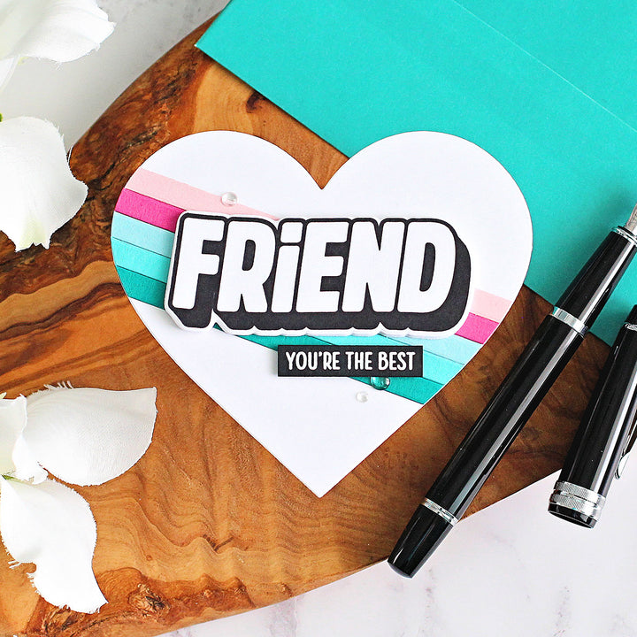 Sending Big Hugs Stamp & Cut Set of the Month - July 2025