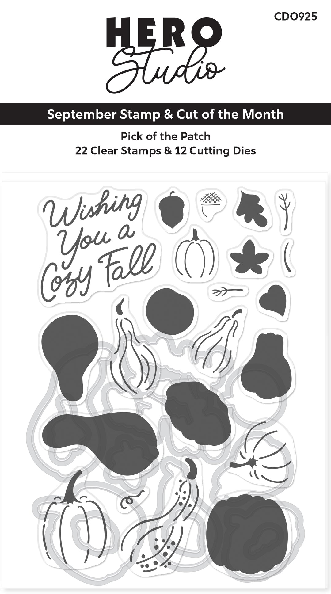 Pick of the Patch Stamp & Cut Set of the Month - September 2025