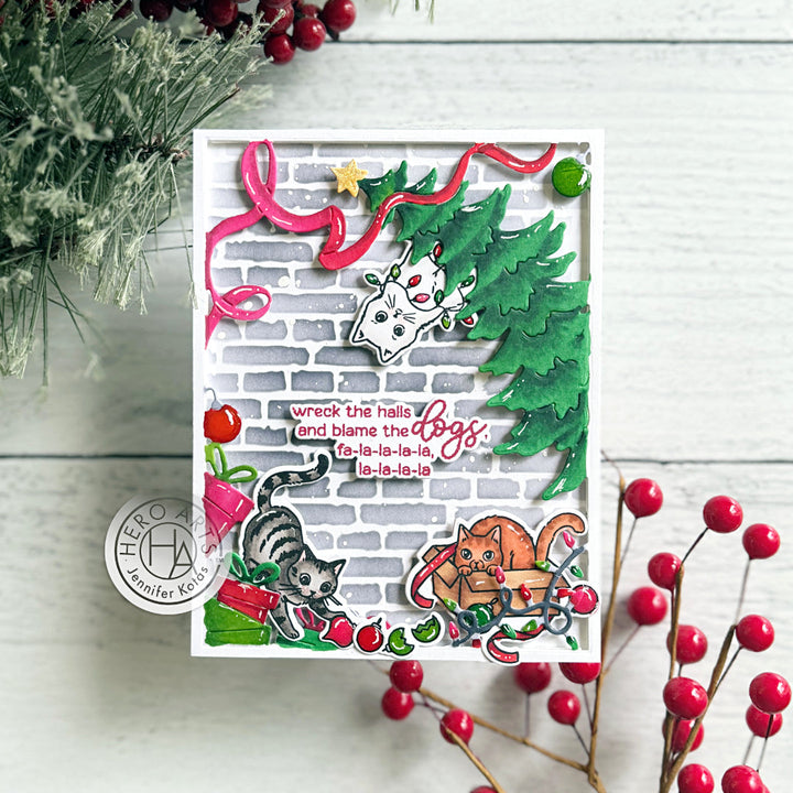 Meowy Cat-mas Stamp & Cut of the Month - November 2024