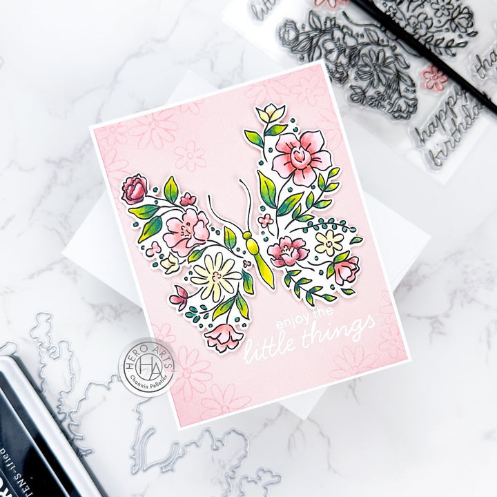 Floral Butterfly Stamp & Cut of the Month - December 2024