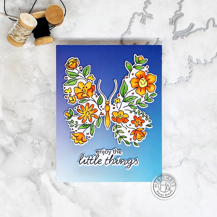 Floral Butterfly Stamp & Cut of the Month - December 2024