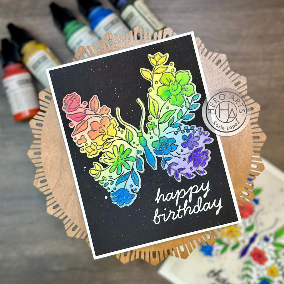 Floral Butterfly Stamp & Cut of the Month - December 2024