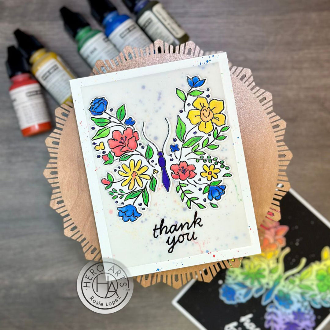 Floral Butterfly Stamp & Cut of the Month - December 2024