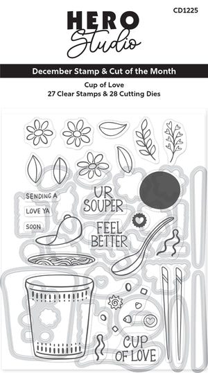 Cup of Love Stamp & Cut of the Month - December 2025