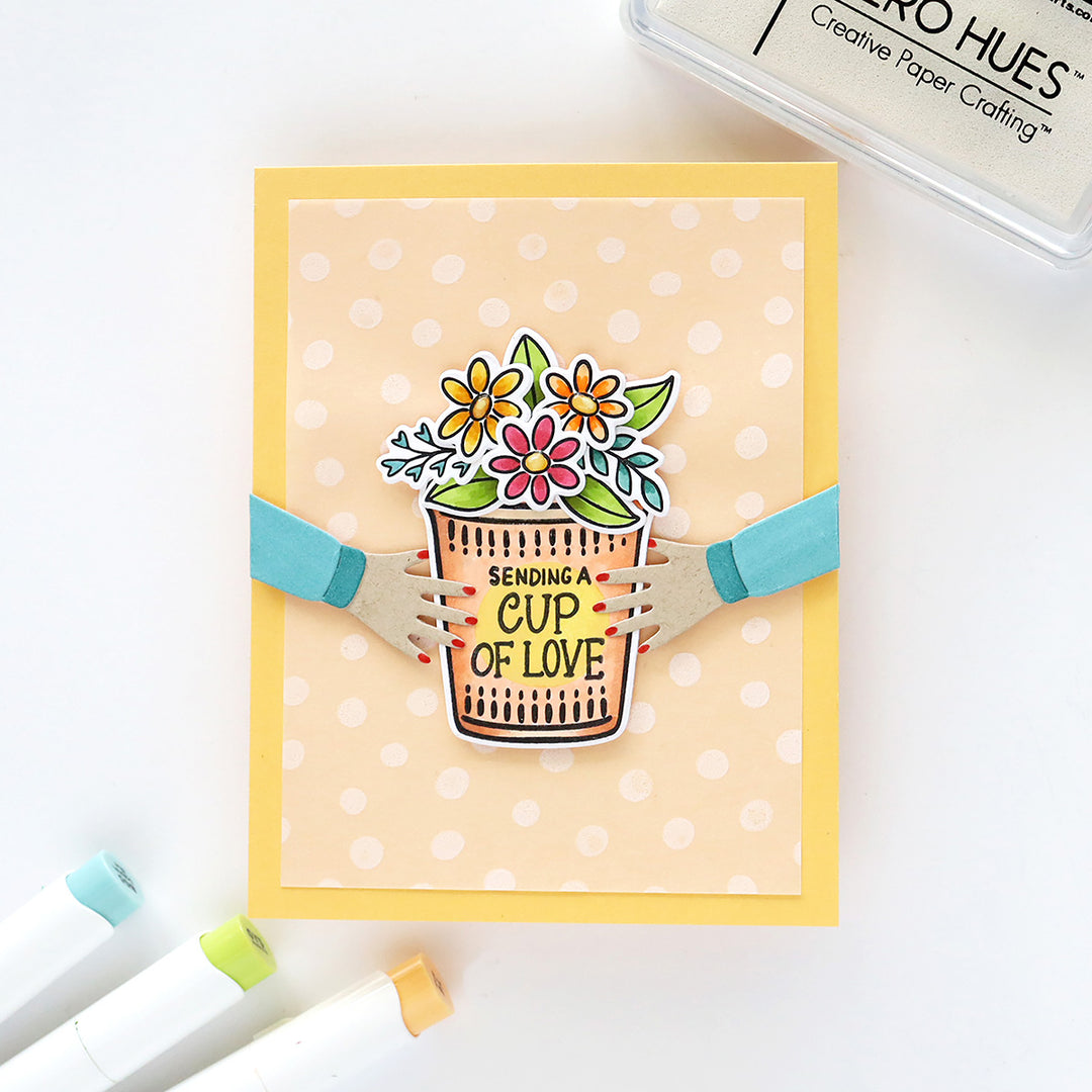 Cup of Love Stamp & Cut of the Month - December 2025