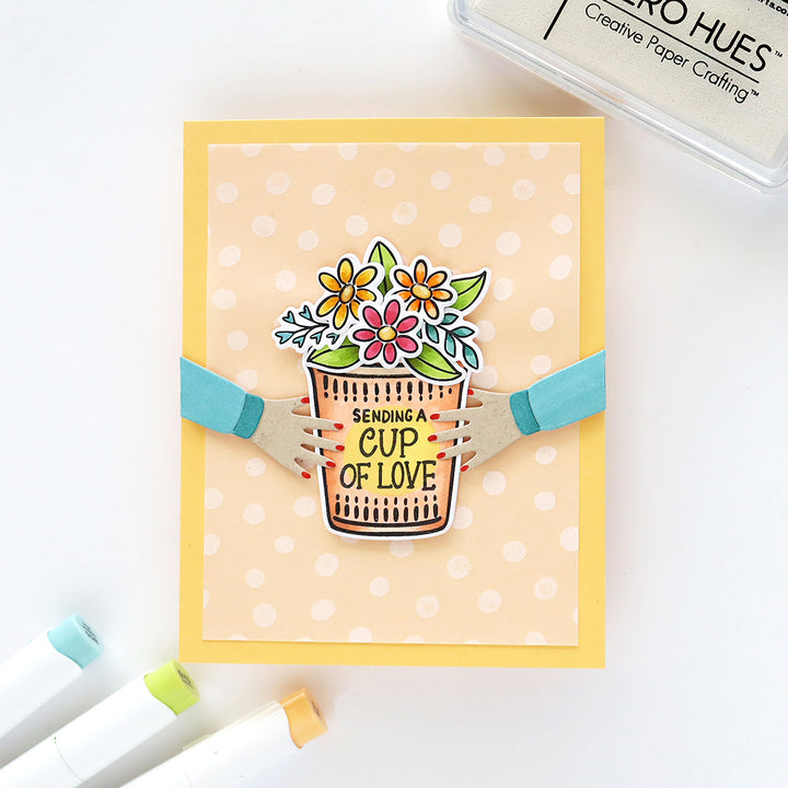 Cup of Love Stamp & Cut of the Month - December 2025