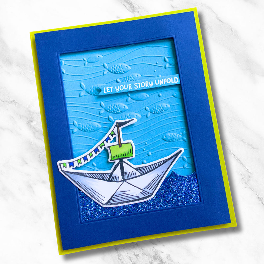 Paper Splash - (Dies Only) Coordinates with the Clear Stamp of the Month