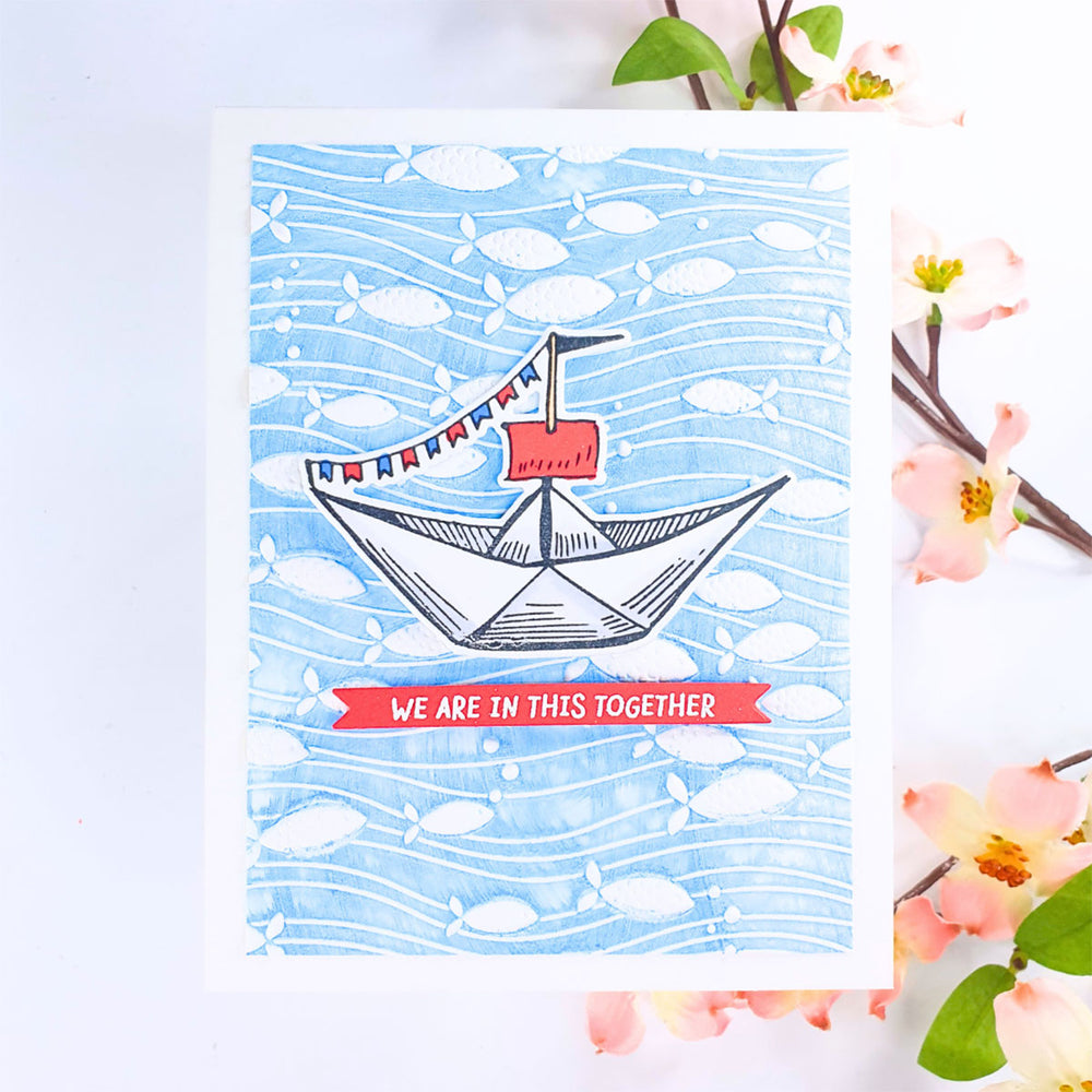 Paper Splash - (Dies Only) Coordinates with the Clear Stamp of the Month