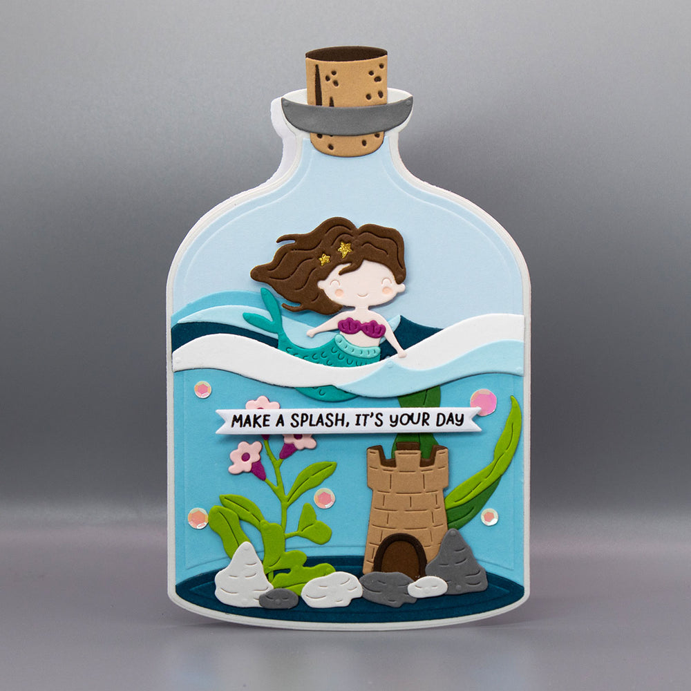 Paper Splash - (Dies Only) Coordinates with the Clear Stamp of the Month