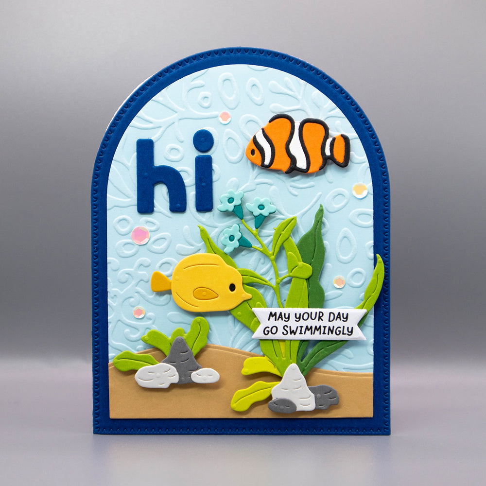 Paper Splash - (Dies Only) Coordinates with the Clear Stamp of the Month