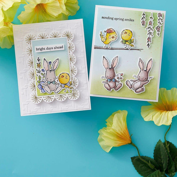 Spring Smiles -  (Dies Only) Coordinates with the Clear Stamp of the Month
