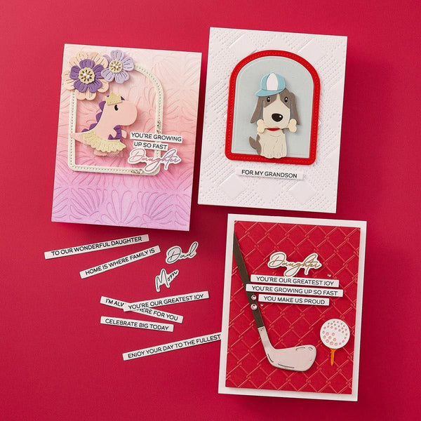Nearest & Dearest -  (Dies Only) Coordinates with the Clear Stamp of the Month