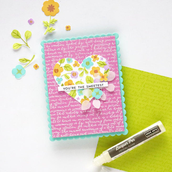 Script Bold Prints Cling Stamp