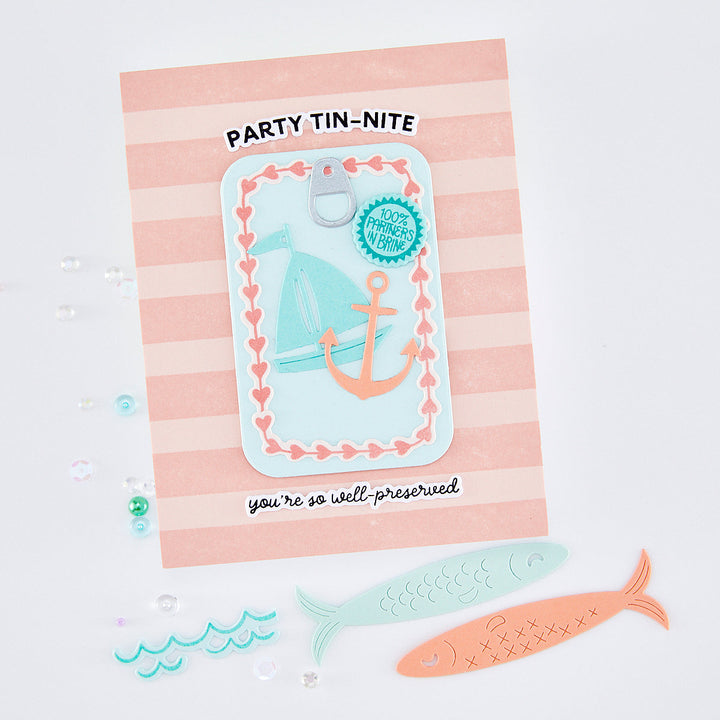 Hero Arts Wide Stripe Bold Print Cling Rubber Stamp