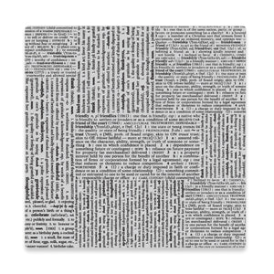 Friendly Type Cling Stamp