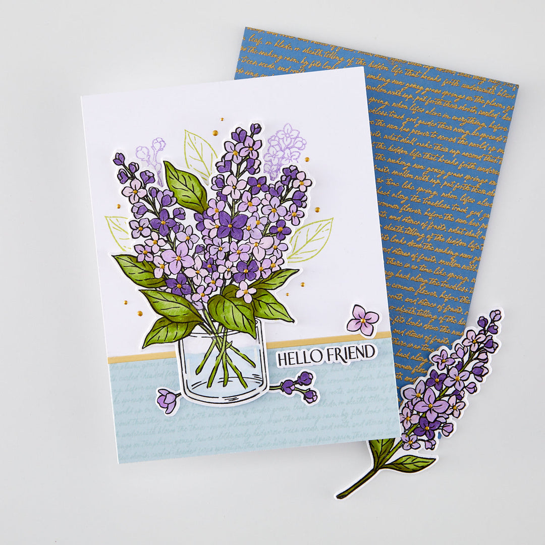 No One Lilac You Stamp & Cut Set