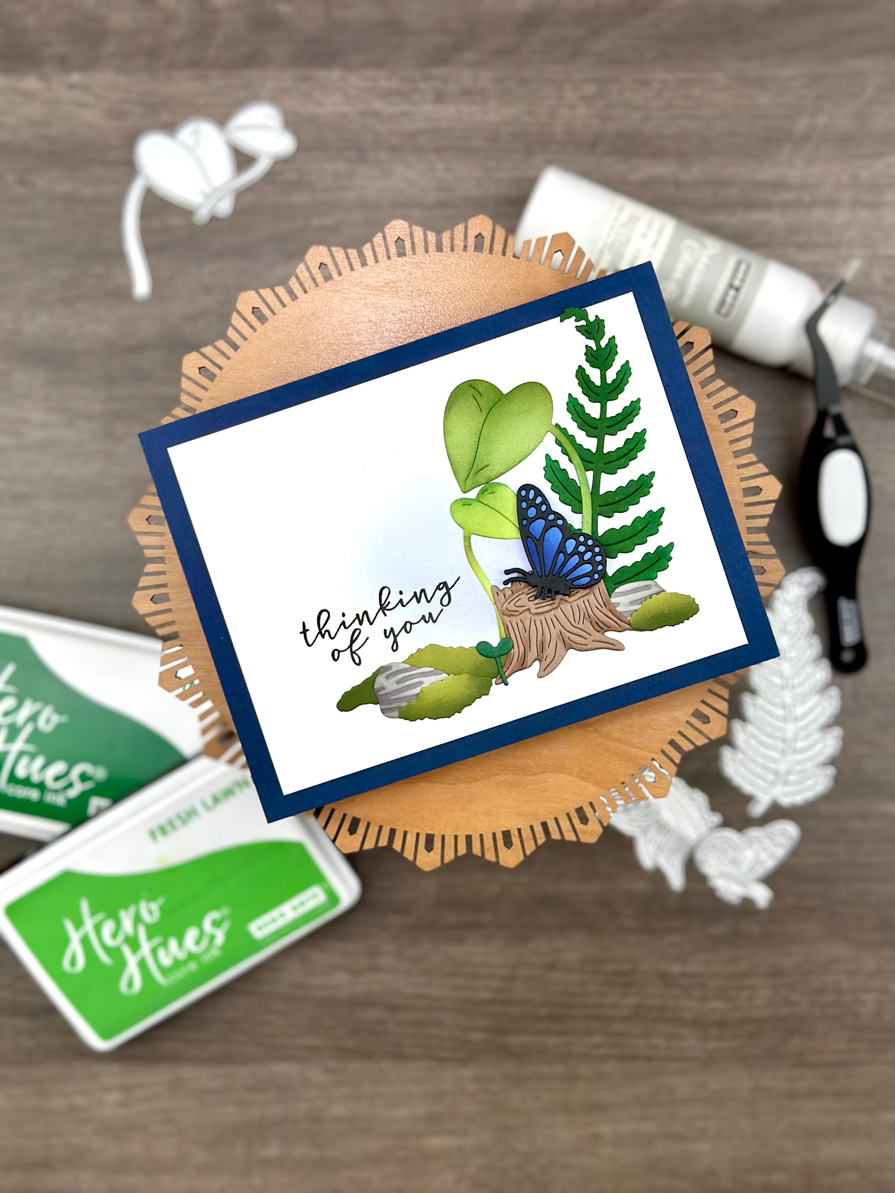 Tranquil Terrarium Card Kit of the Month - April 2025 – Hero Arts