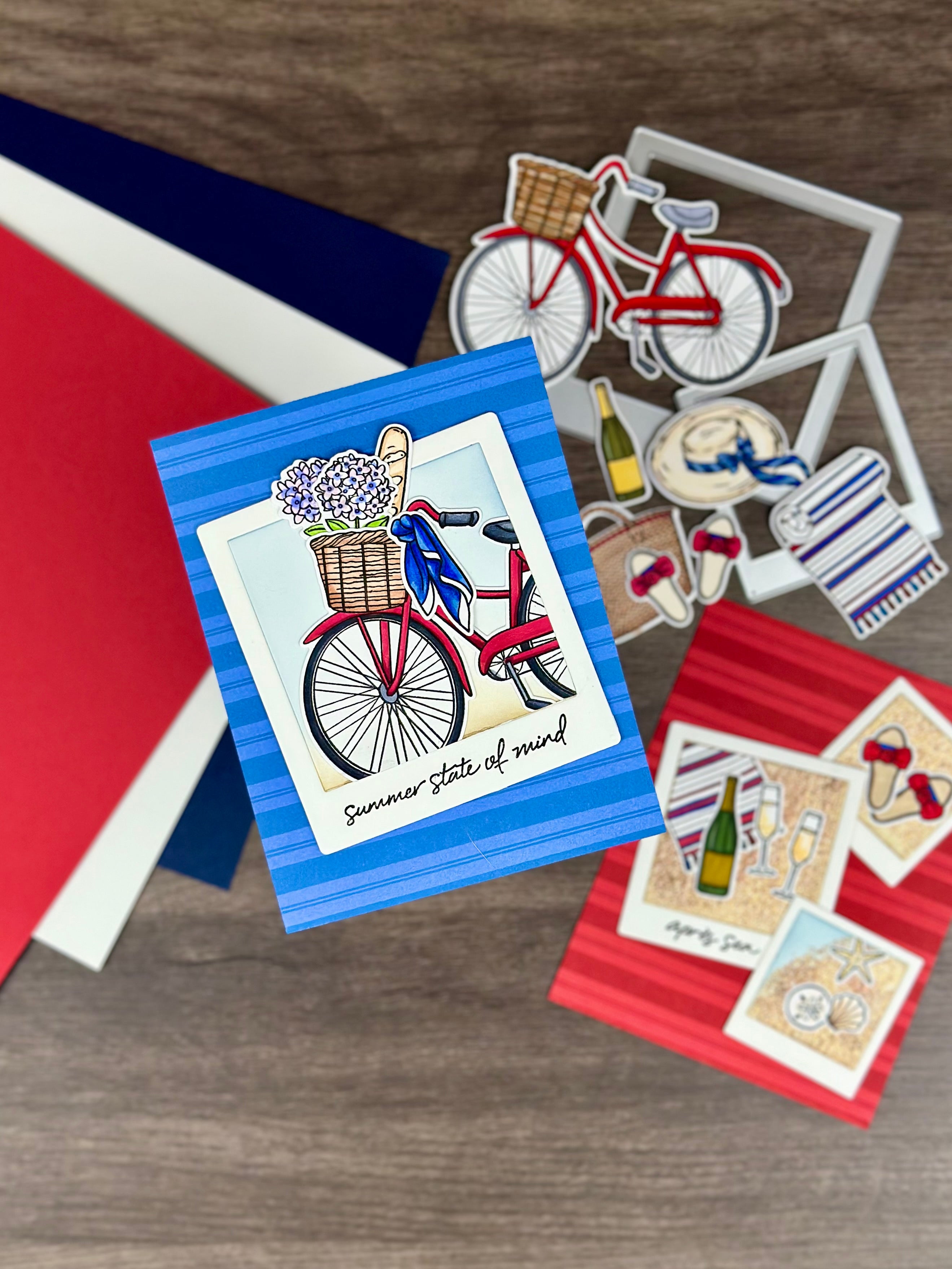 Summer State of Mind Card Kit of the Month - June 2025 – Hero Arts