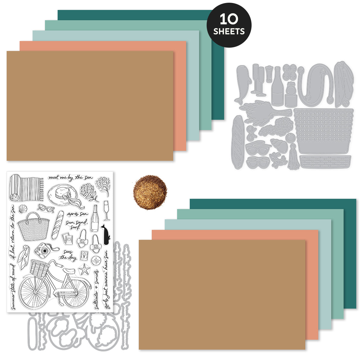 Summer State of Mind Card Kit of the Month - June 2025 – Hero Arts