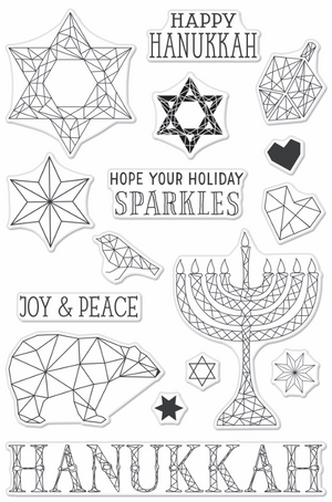 Happy Hanukkah Clear Stamp Set