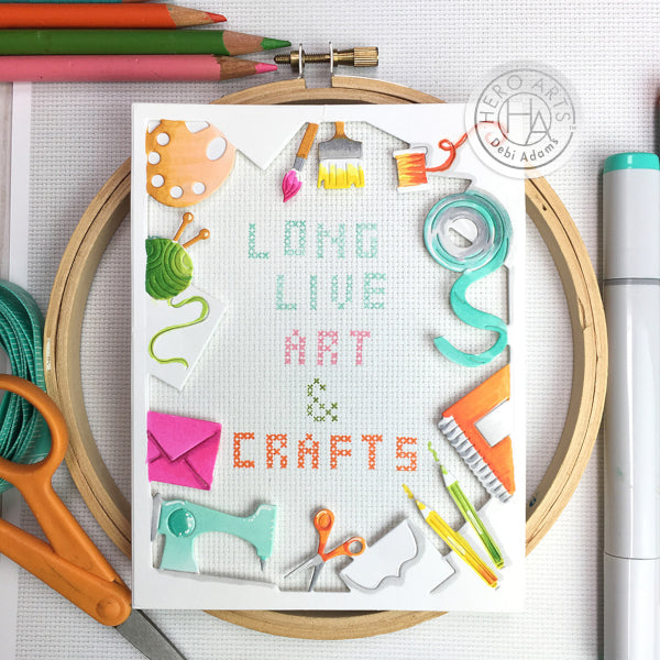 Crafting Border Fancy with Frame Dies