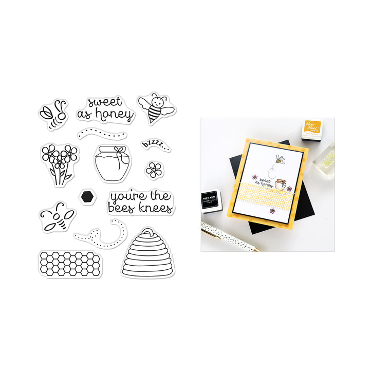 Busy As A Clear Stamp Set