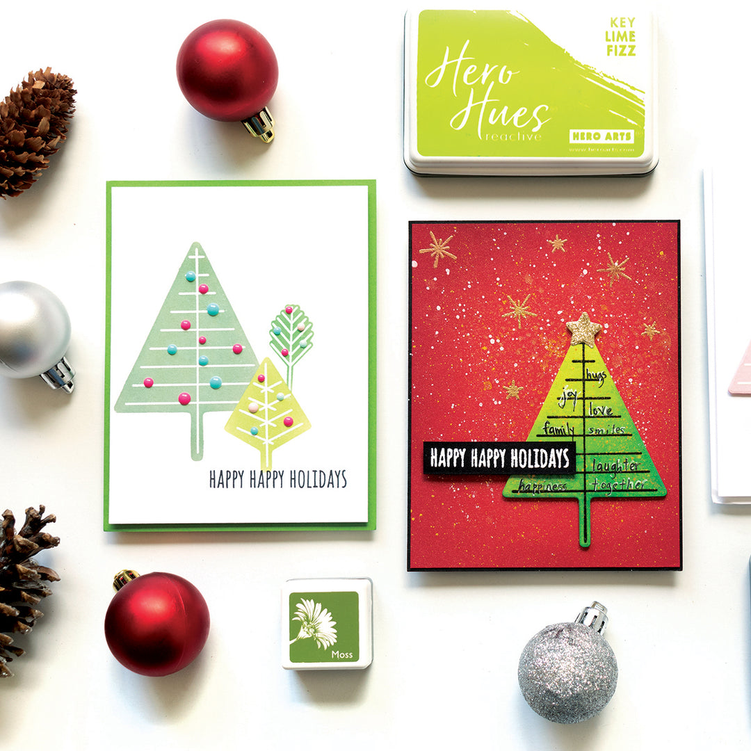 Graphic Lines Holiday Clear Stamp Set