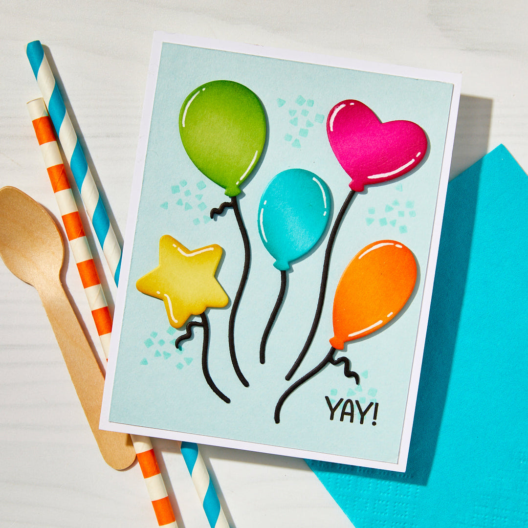 Hero Arts Balloons Stamp Set from the Let's Celebrate Collection