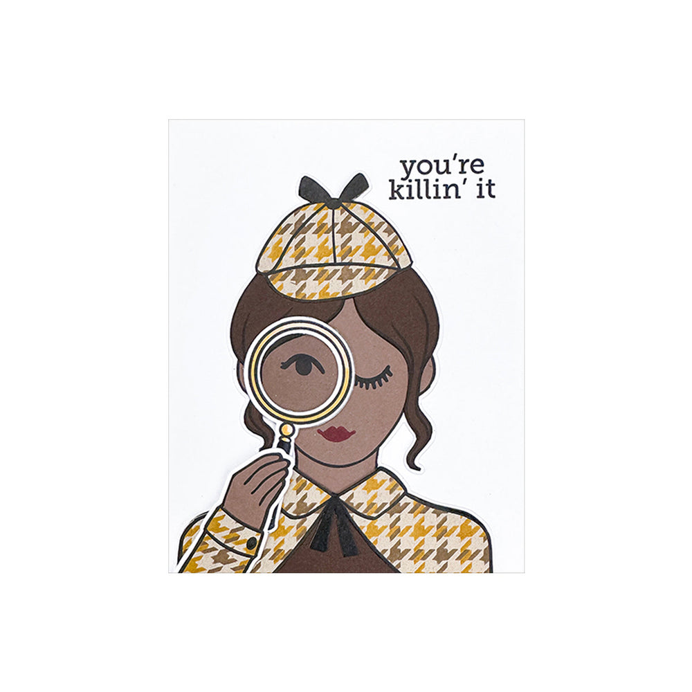 Miss Detective Stamp Set from the Case Closed Collection