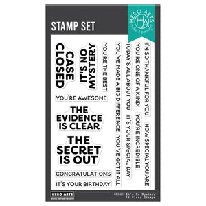 It’s No Mystery Stamp Set from the Case Closed Collection