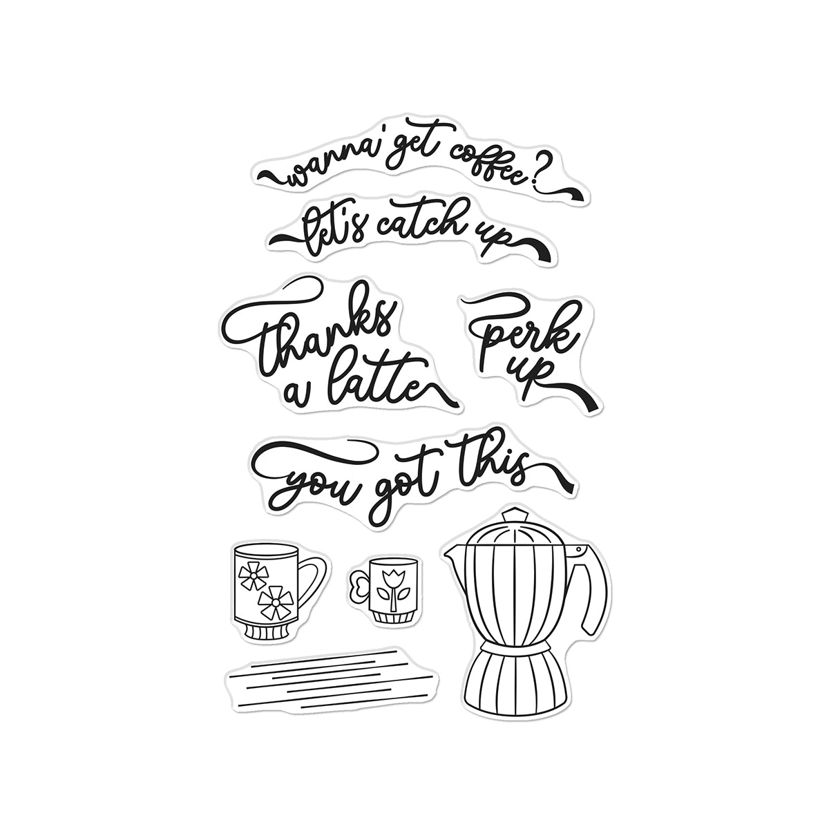 Hero Arts Perk Up Stamp Set | Hero Arts