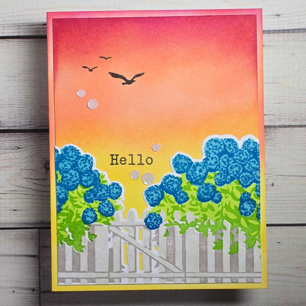 Coastal Blooms HeroScape Stamp & Cut