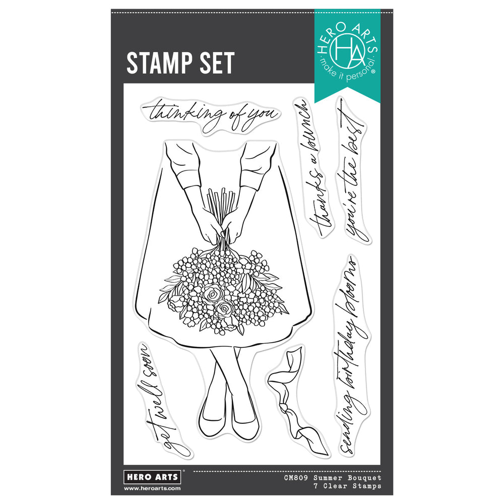 Summer Blooms Clear Stamp Set