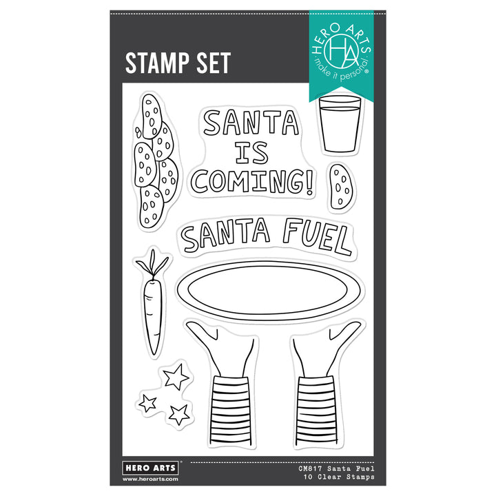 Hero Arts Santa Fuel Clear Stamp Set from the Yule Fuel Collection