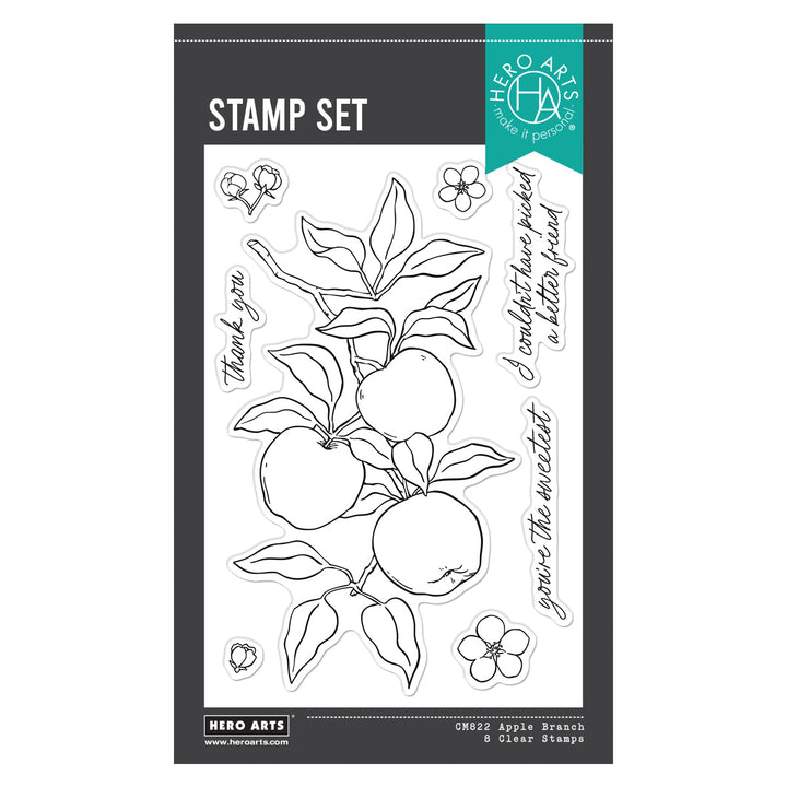 Apple Branch Clear Stamp Set