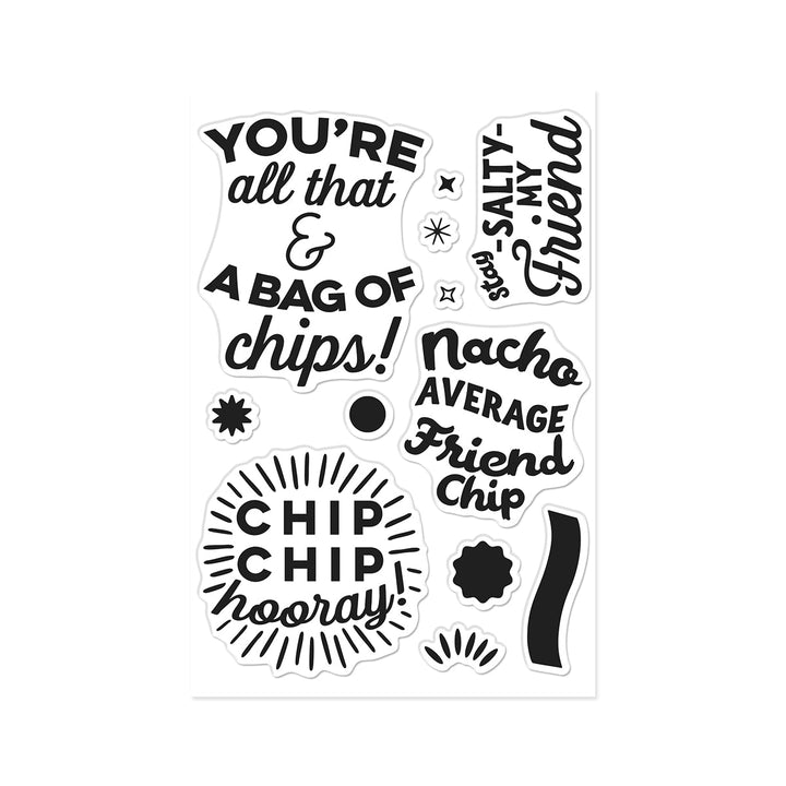 Hero Arts Chip Chip Hooray Clear Stamp Set