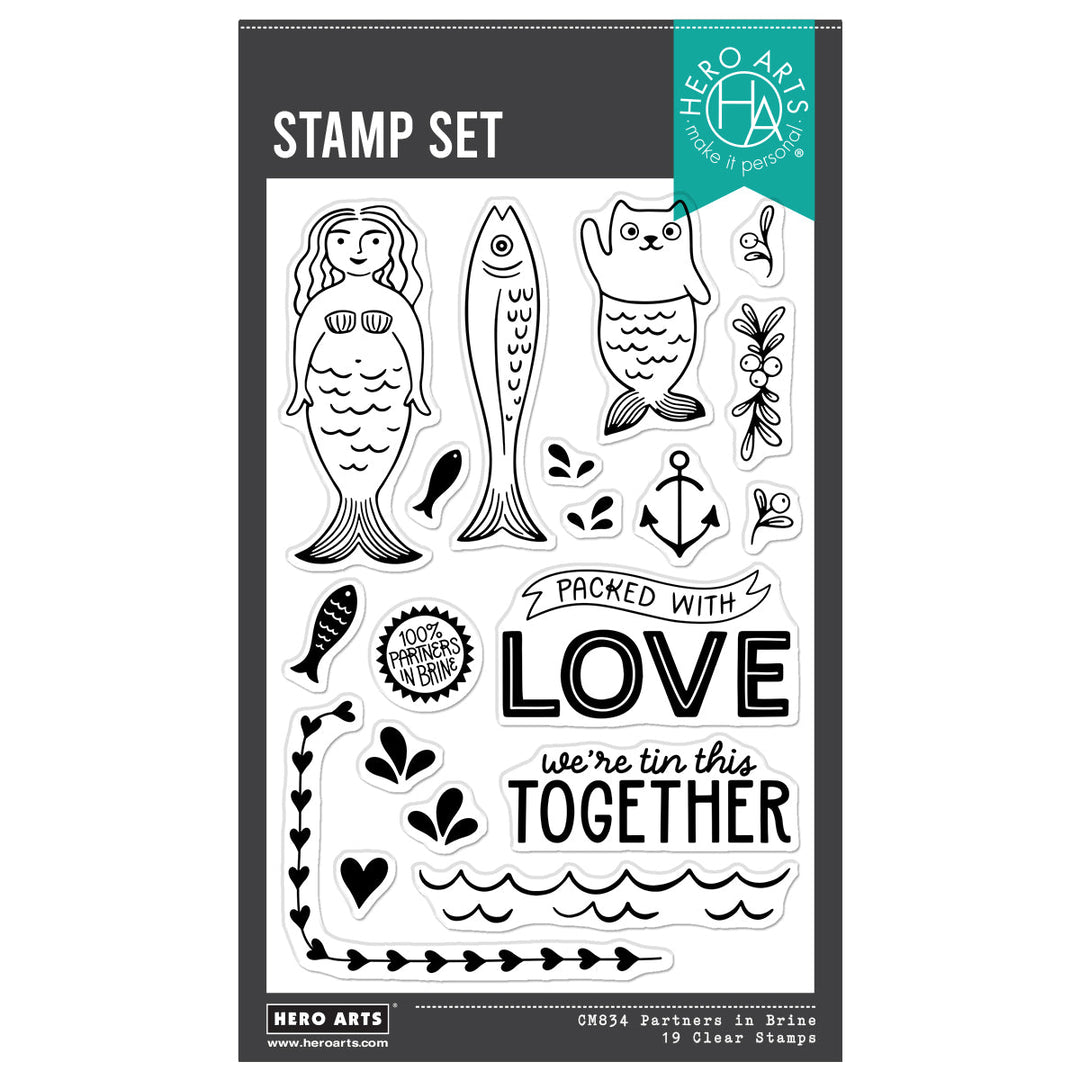 Hero Arts Partners In Brine Clear Stamp Set