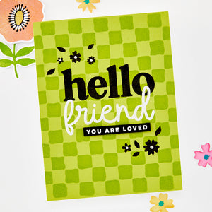Hello Friend Clear Stamp Set
