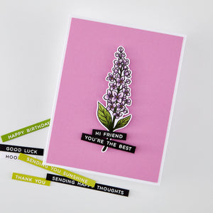 Everyday Sentiment Strips 2 Clear Stamp Set