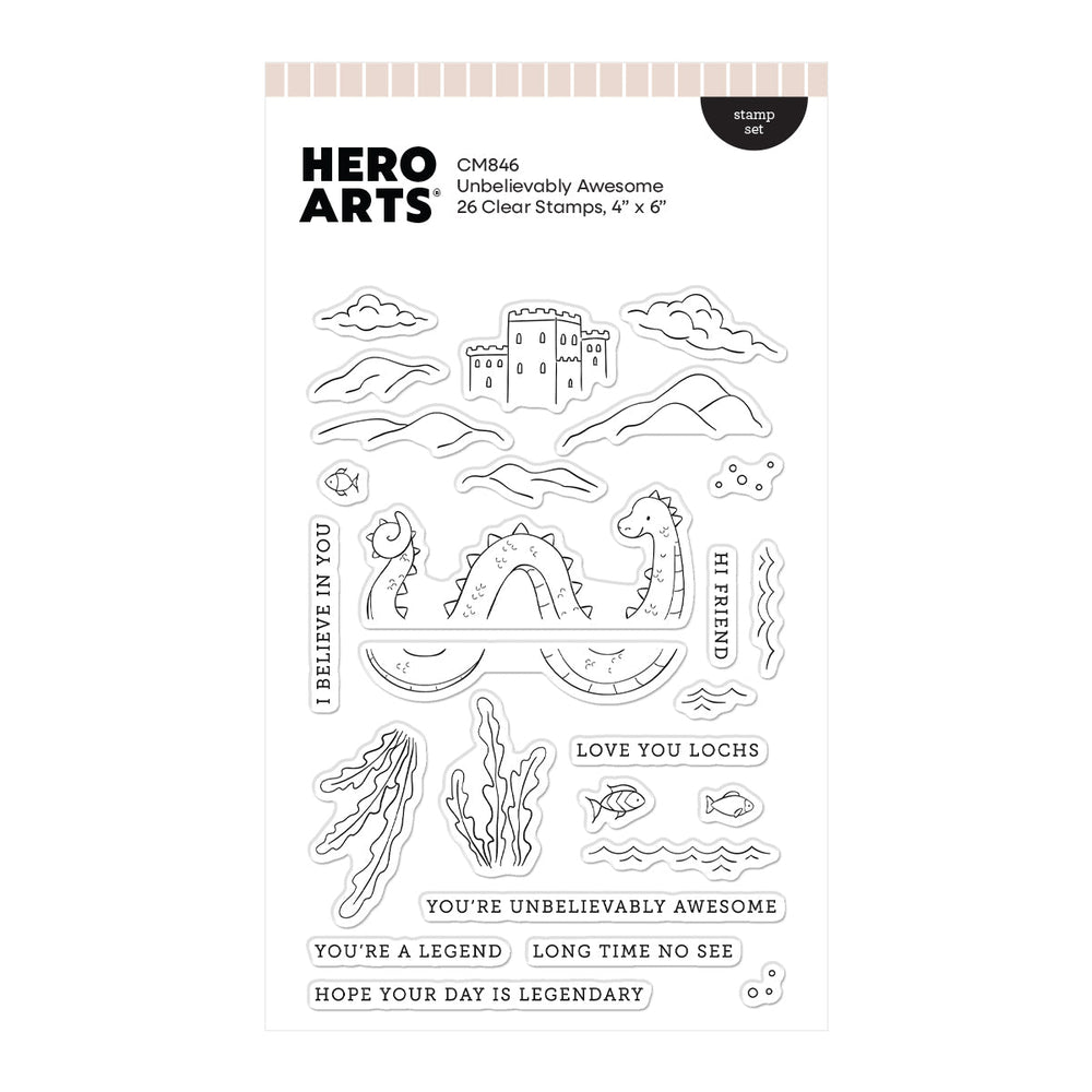 Unbelievably Awesome Clear Stamp Set