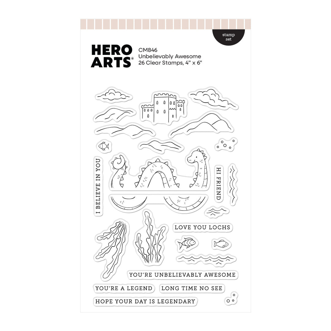 Unbelievably Awesome Clear Stamp Set