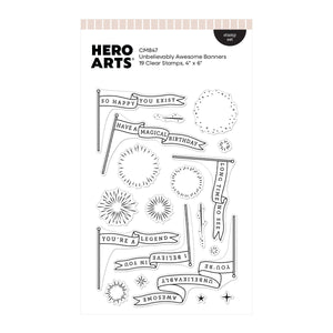 Unbelievably Awesome Banners Clear Stamp Set