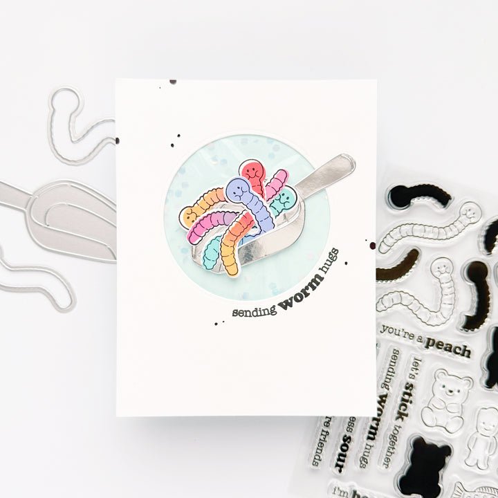 Let's Stick Together Stamp Set by Carly Tee