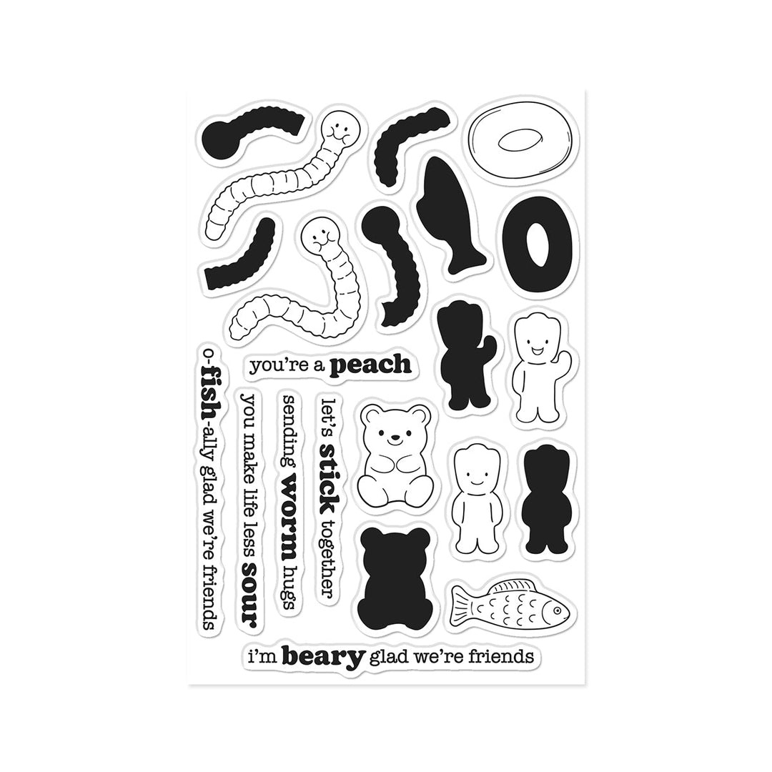 Let's Stick Together Stamp Set by Carly Tee