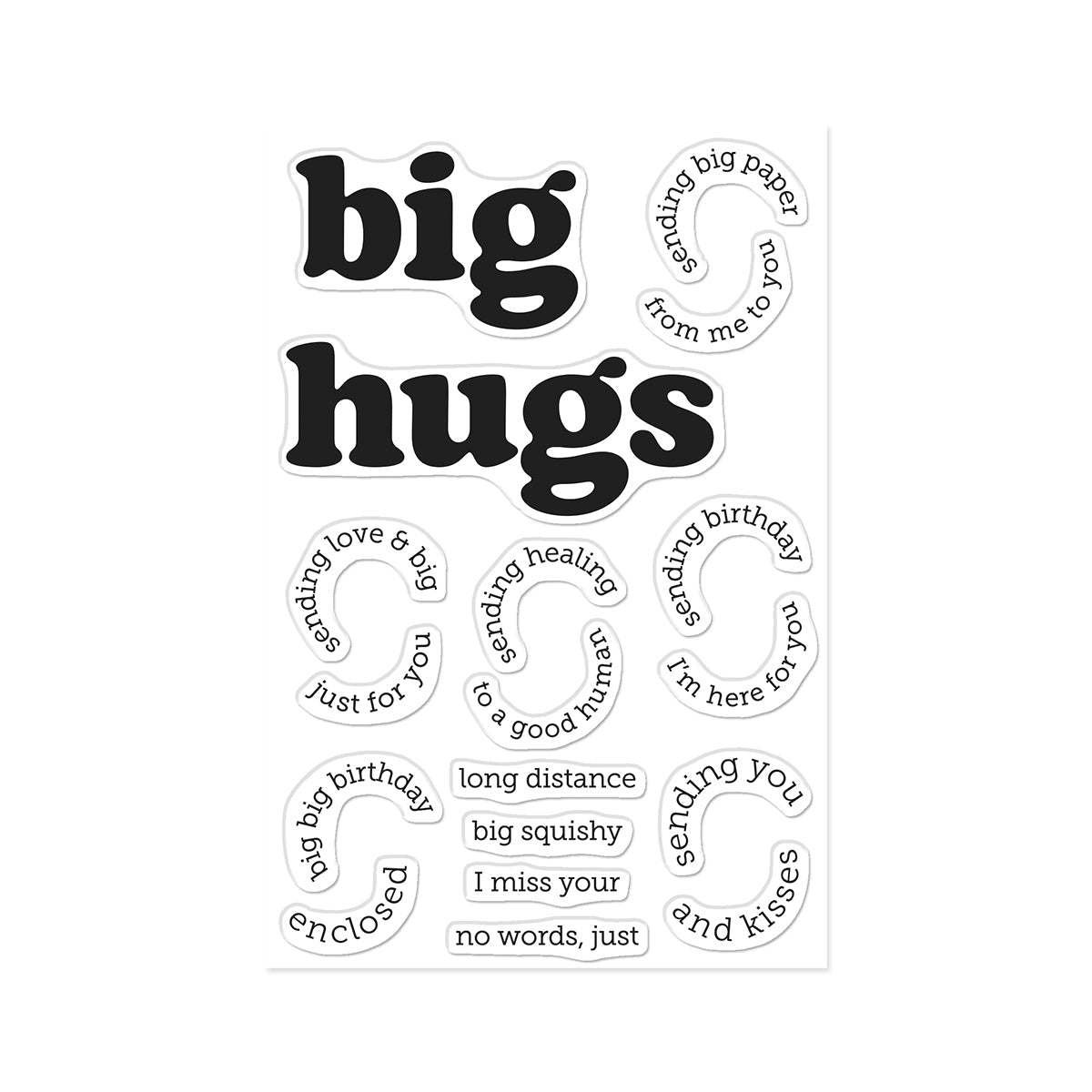 Hero Arts Big Hugs Stamp Set by Hero Arts + Carly Tee | Hero Arts
