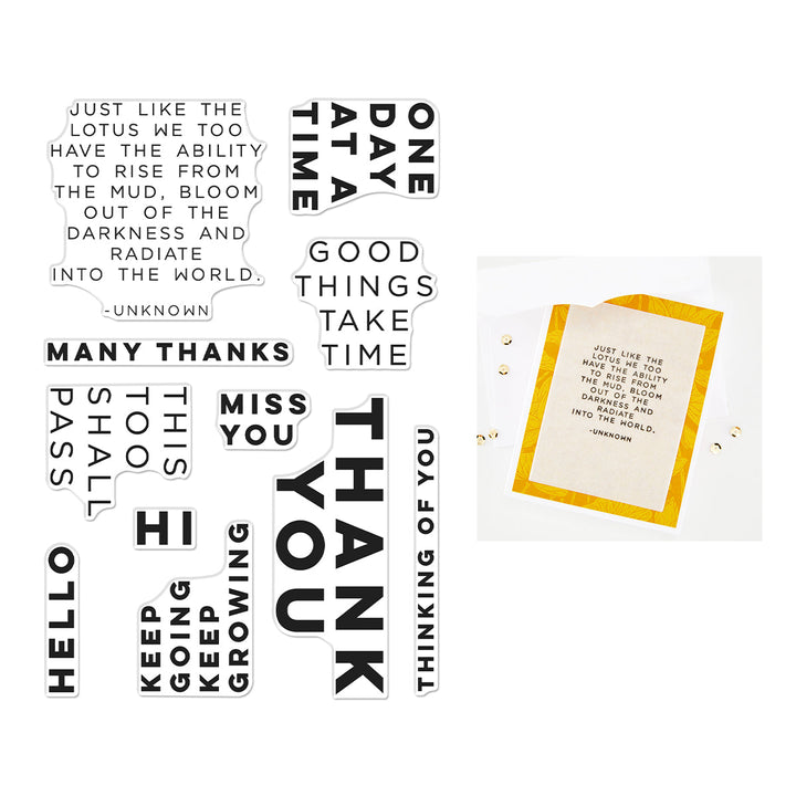 Keep Growing Stamp Set