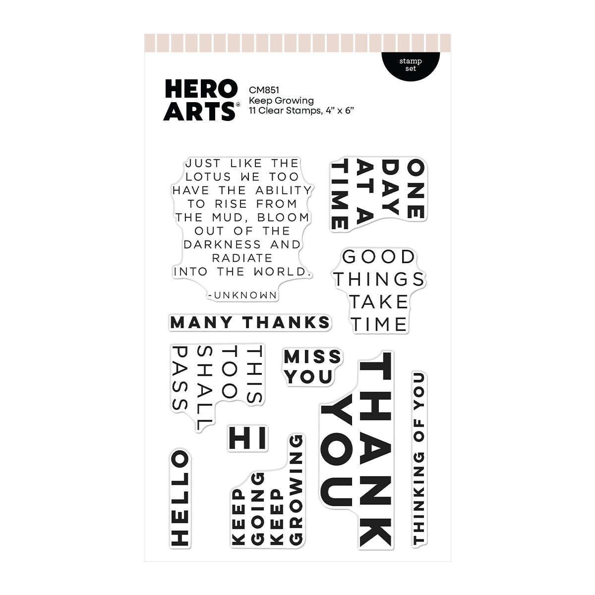 Keep Growing Stamp Set