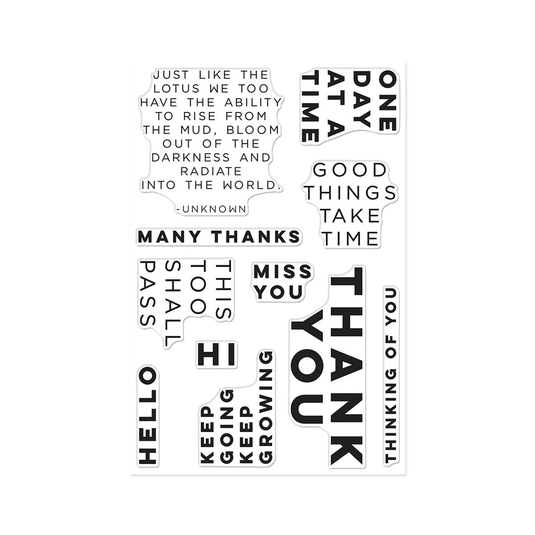 Keep Growing Stamp Set