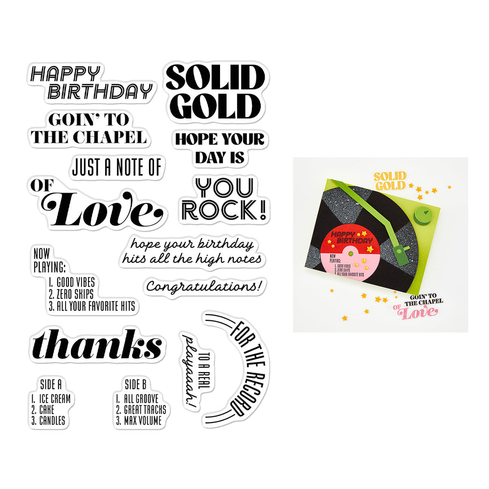 Solid Gold Stamp Set