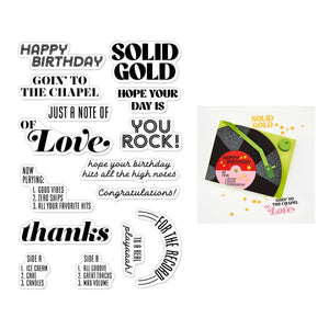 Solid Gold Stamp Set